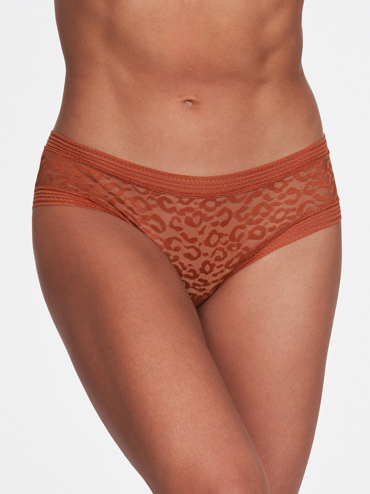 Demi Leopard Spot Mesh Hipster - Fredericks of Hollywood