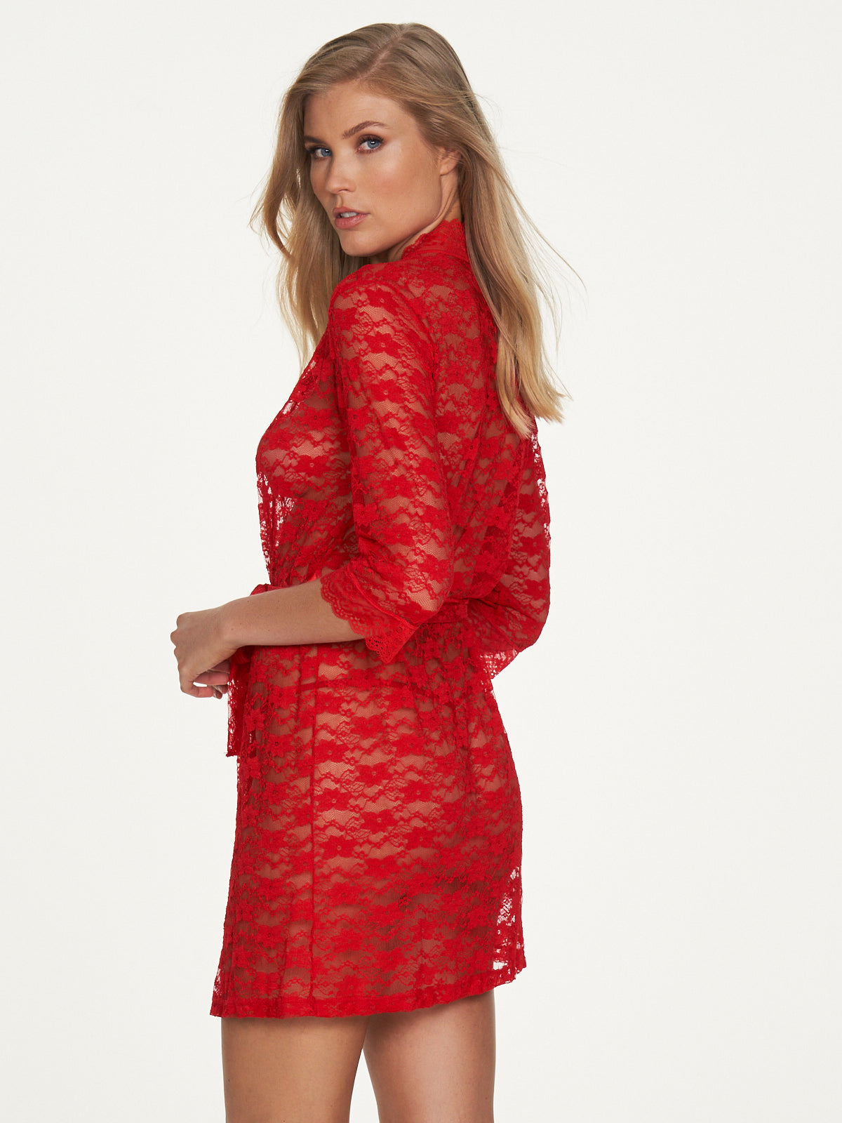 Margarita Floral Lace Robe - Fredericks of Hollywood