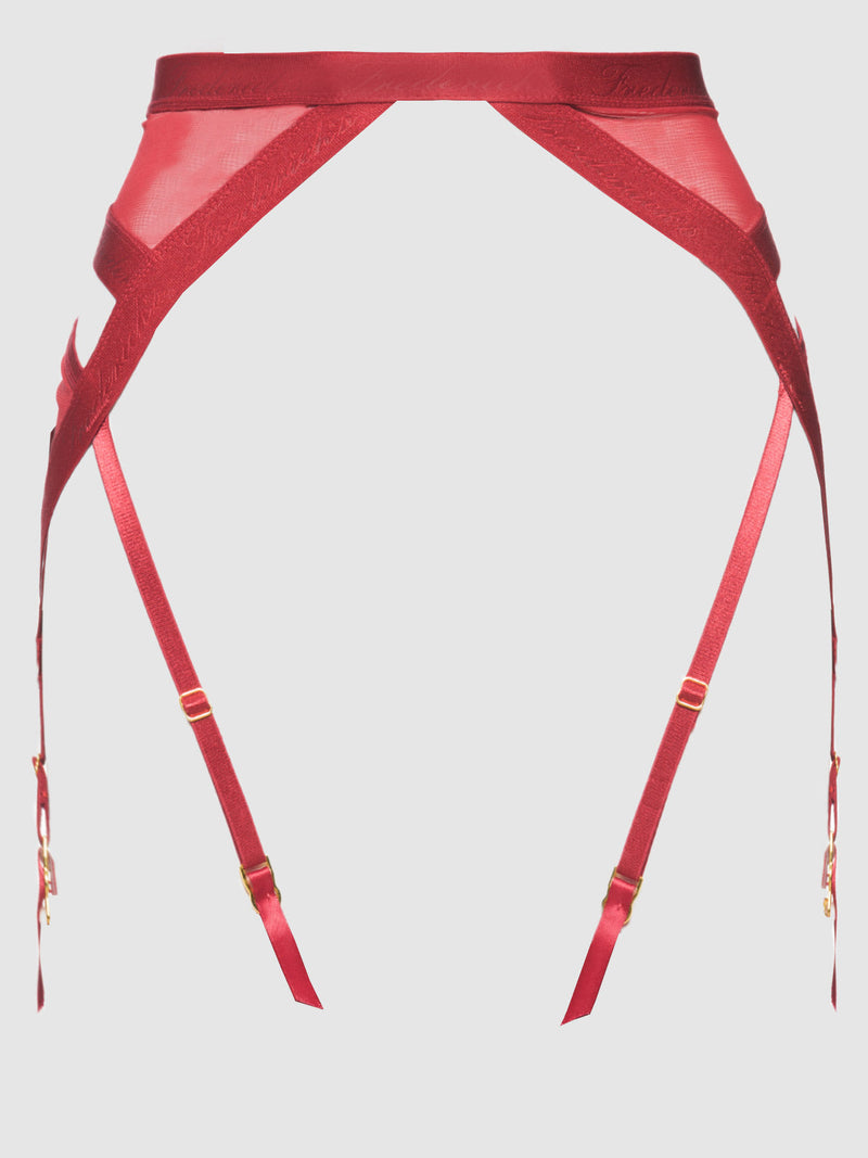 Raven Convertible Garter Belt - Fredricks of Hollywood