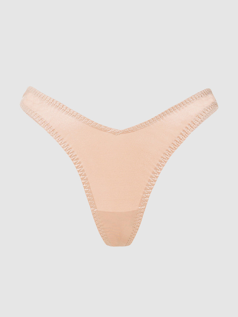 Rising Star Liquid Satin Tanga - Fredericks of Hollywood
