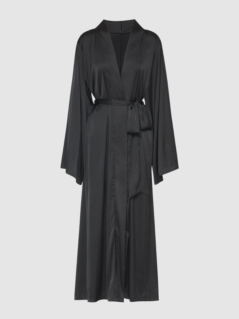 Petra Satin Long Robe