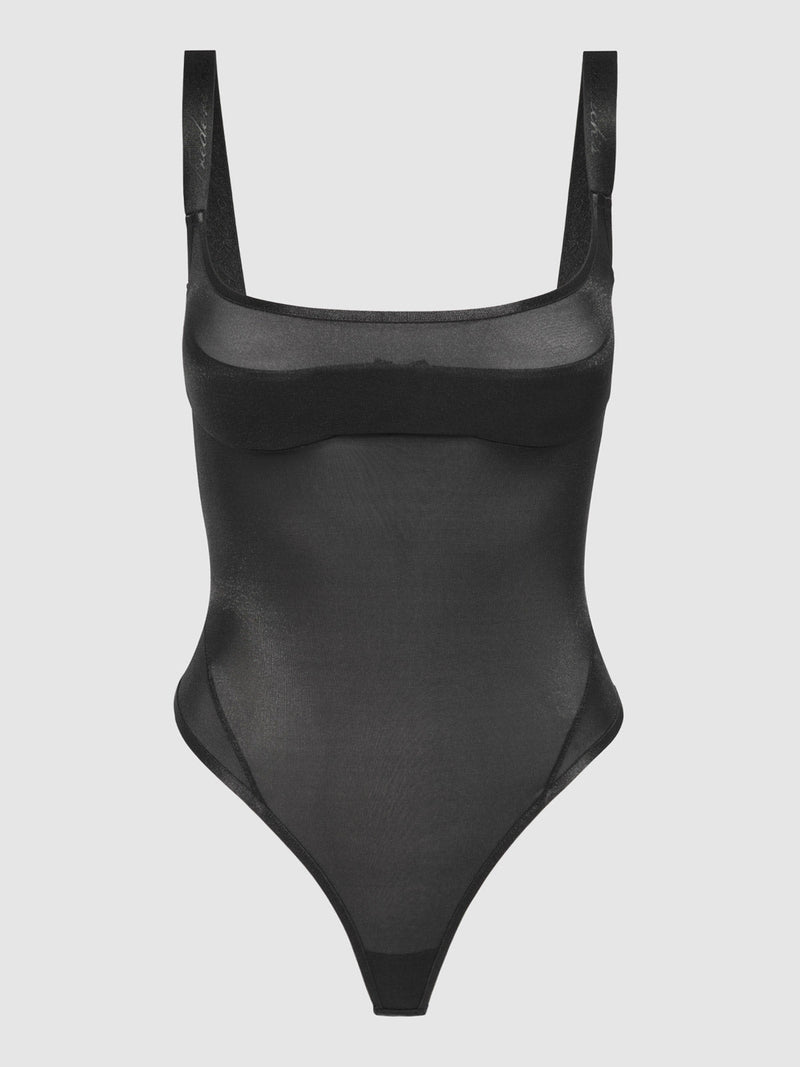 Pia Layered Bra With Mesh Bodysuit - Fredericks of Hollywood