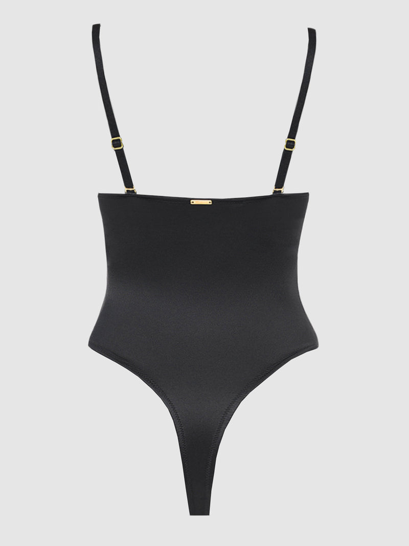 Rising Star Plunge Push Up Bodysuit - Fredericks of Hollywood