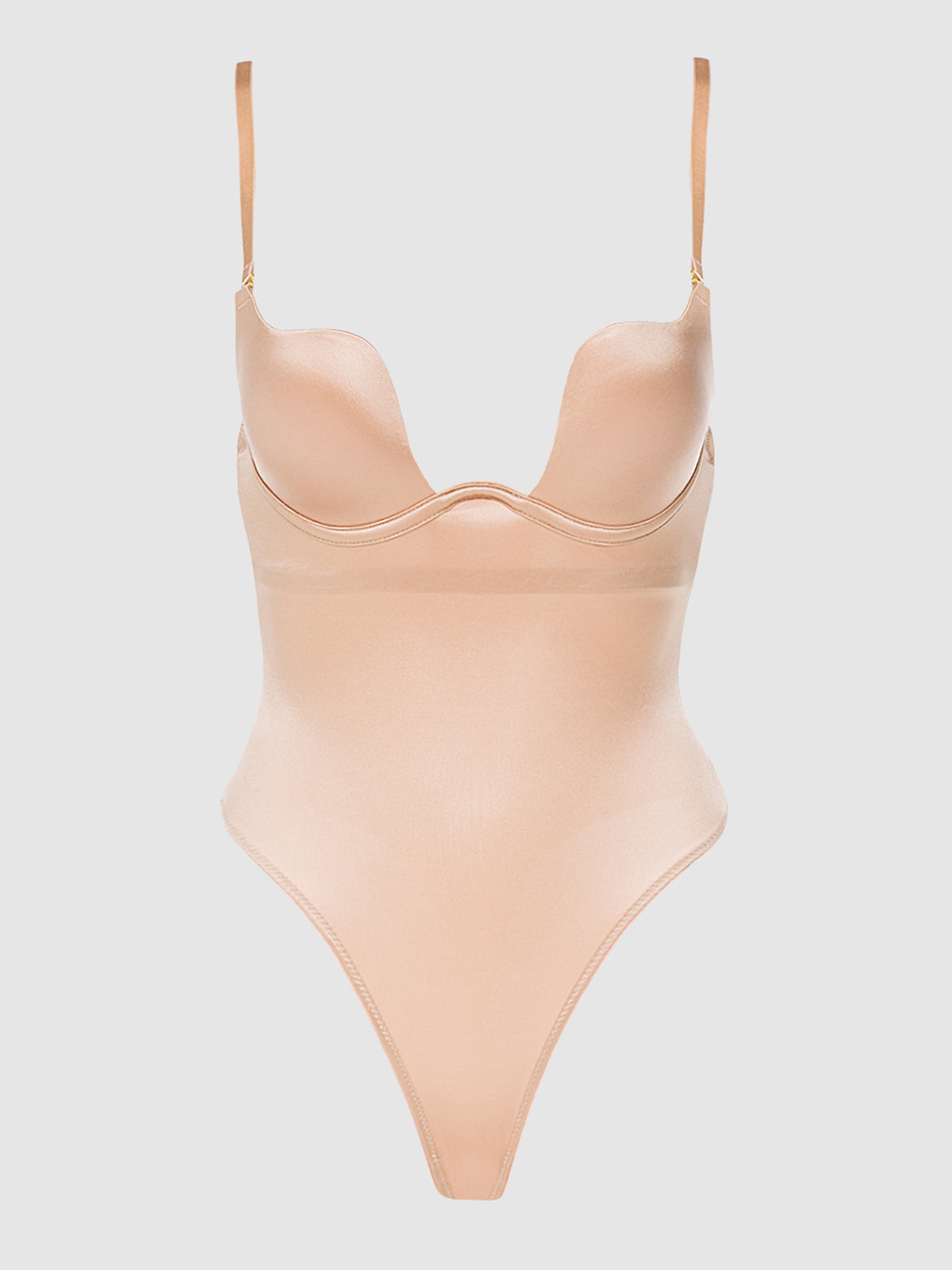 Rising Star Plunge Nude Push Up Bra - Fredericks of Hollywood