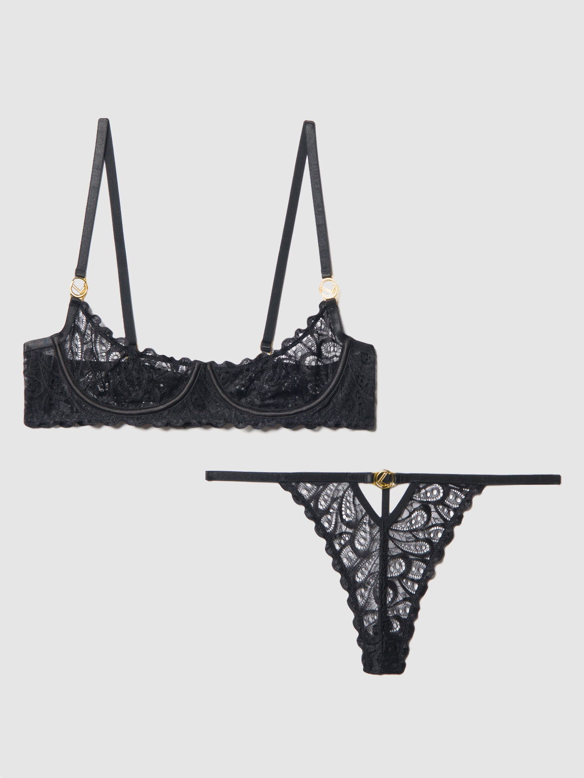 Brooke Lace Open Cup Bra Set - Fredericks of Hollywood