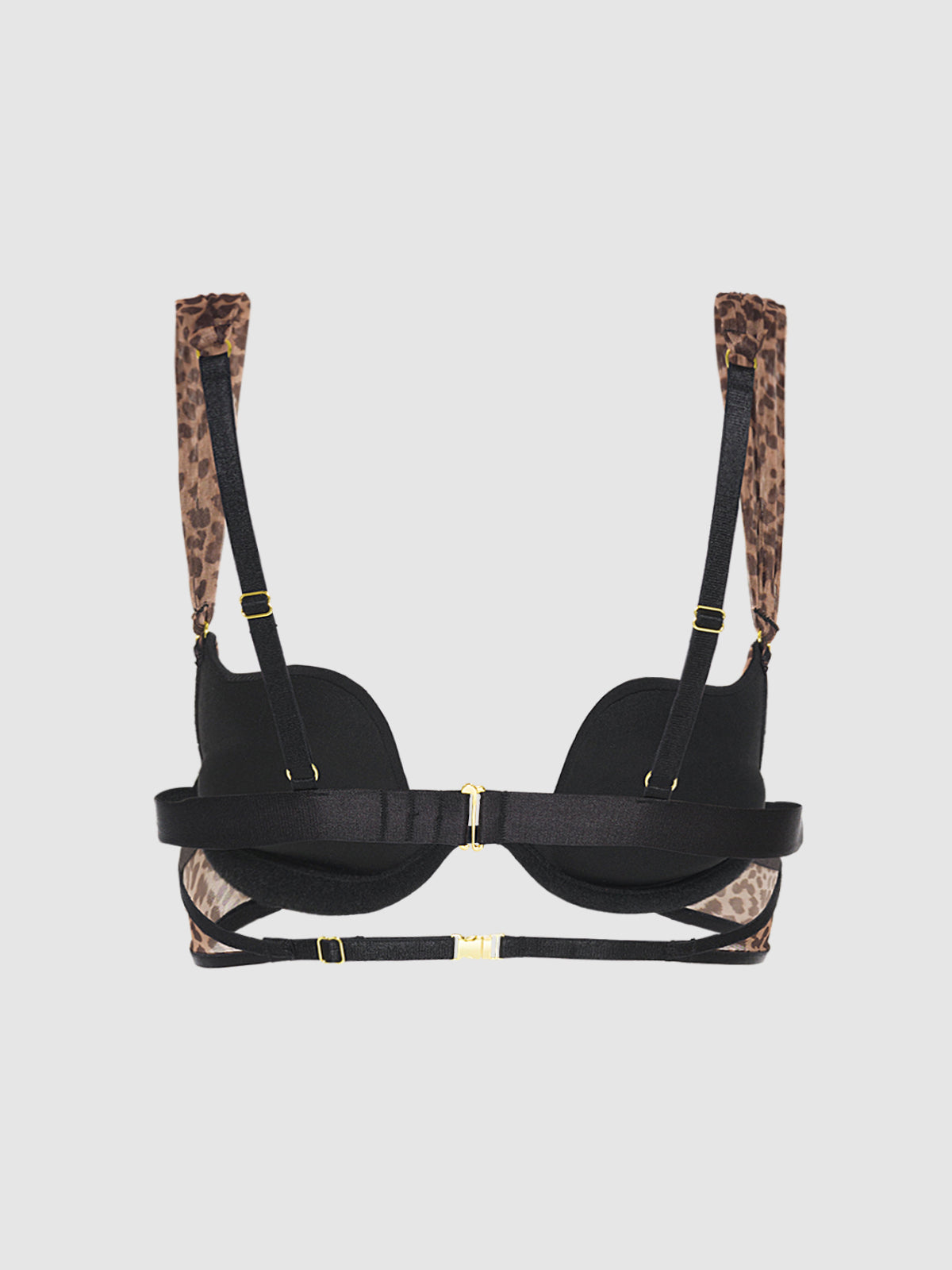 the adventuresspush up bra | black gold lurex