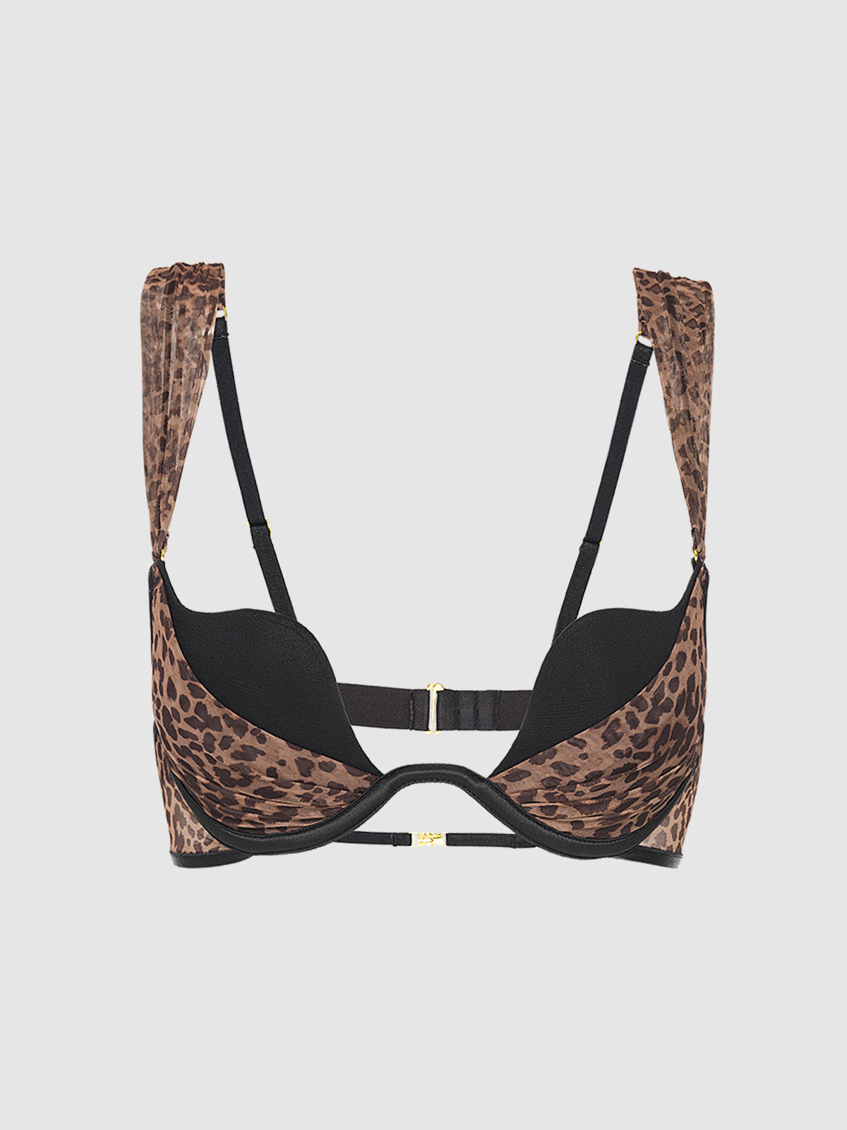 Lace & Mesh Push Up Bra