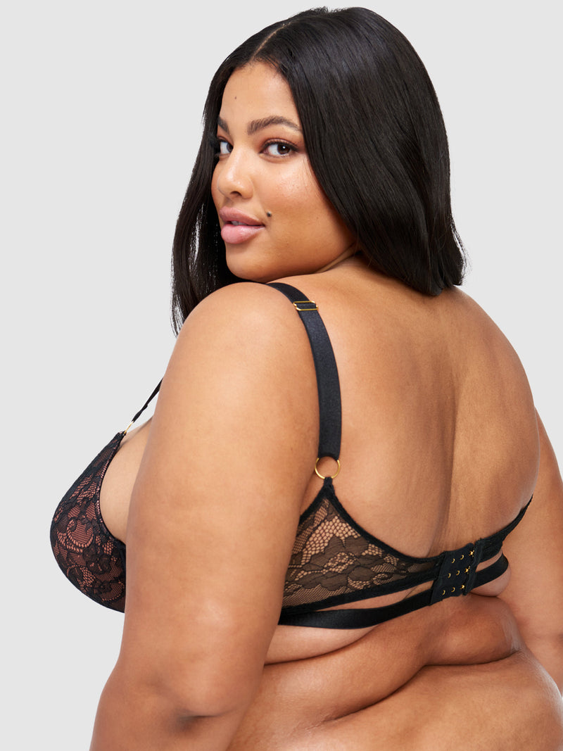 Natasha Longline Push Up Bra - Fredericks of Hollywood