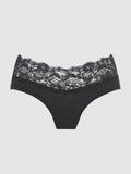 Bridget Cotton & Lace Hipster - Fredricks of Hollywood