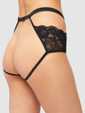 Desiree Lace Crotchless High Waist Hipster - Fredericks of Hollywood