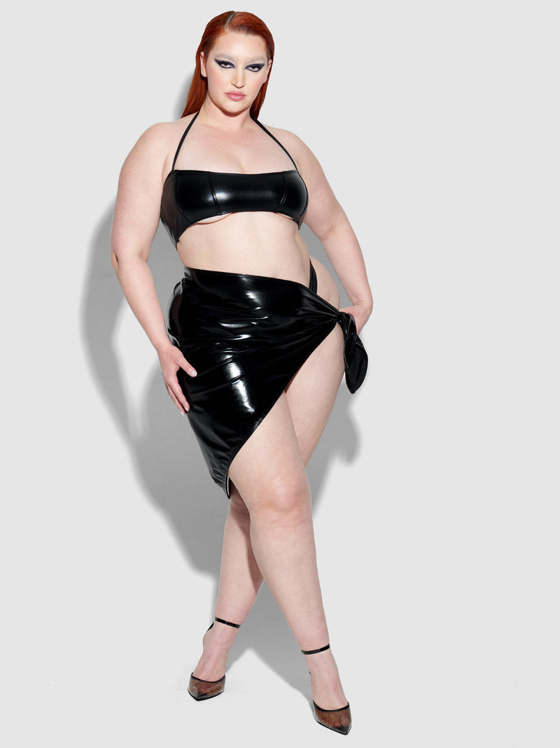 Onyx Wrap Sarong Coverup - Fredricks of Hollywood
