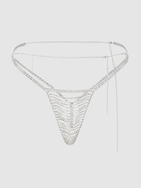 Ziggy Rhinestone Thong - Fredericks of Hollywood