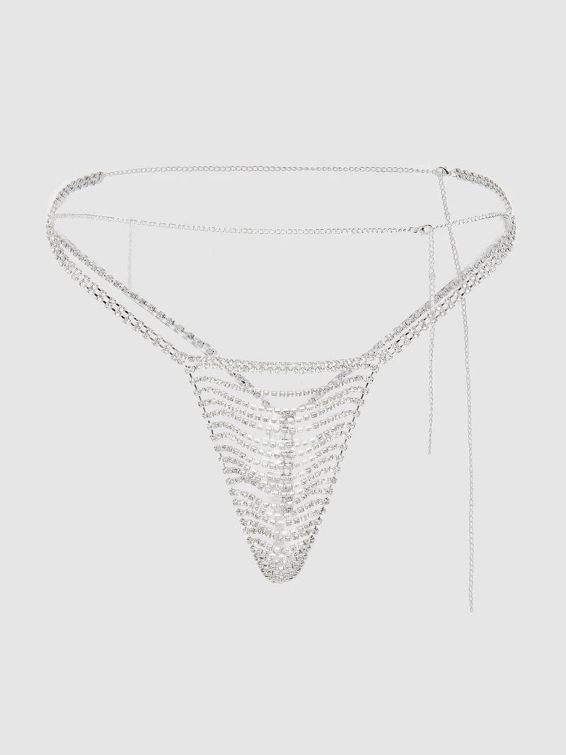 Ziggy Rhinestone Thong - Fredericks of Hollywood