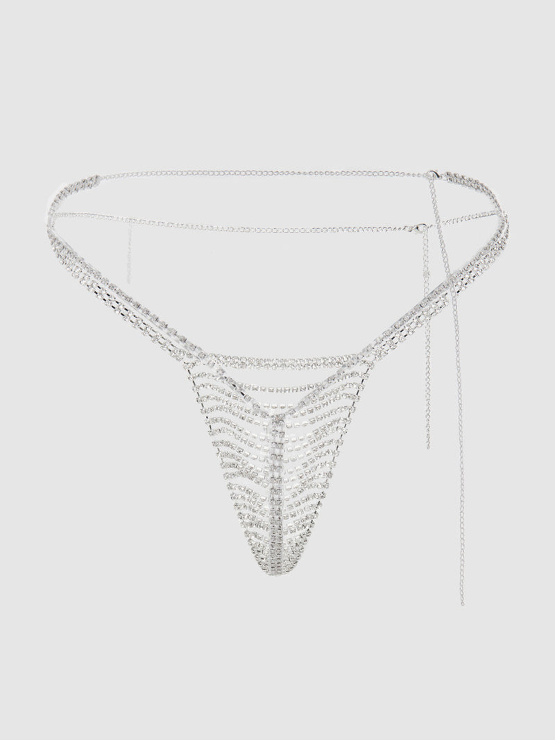 Ziggy Rhinestone Thong - Fredericks of Hollywood