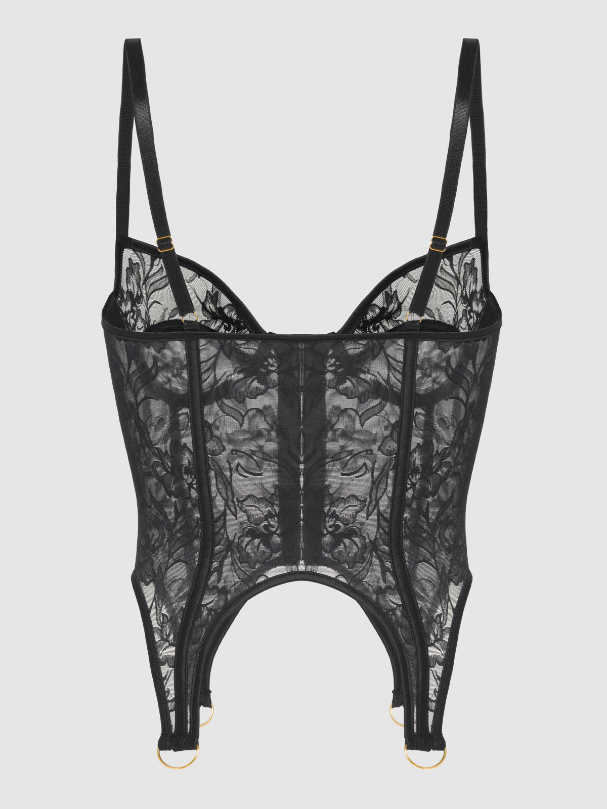 Dahlia Lace Bustier - Fredericks of Hollywood
