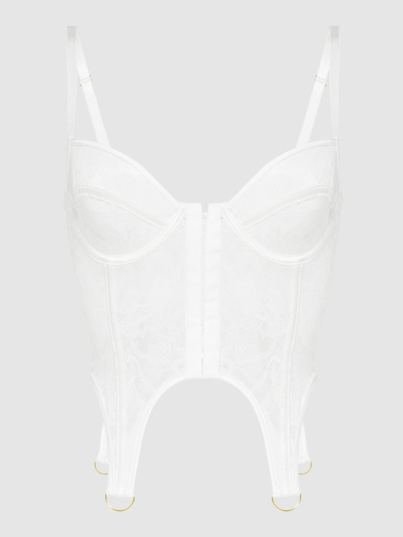 Dahlia Lace Bustier - Fredericks of Hollywood