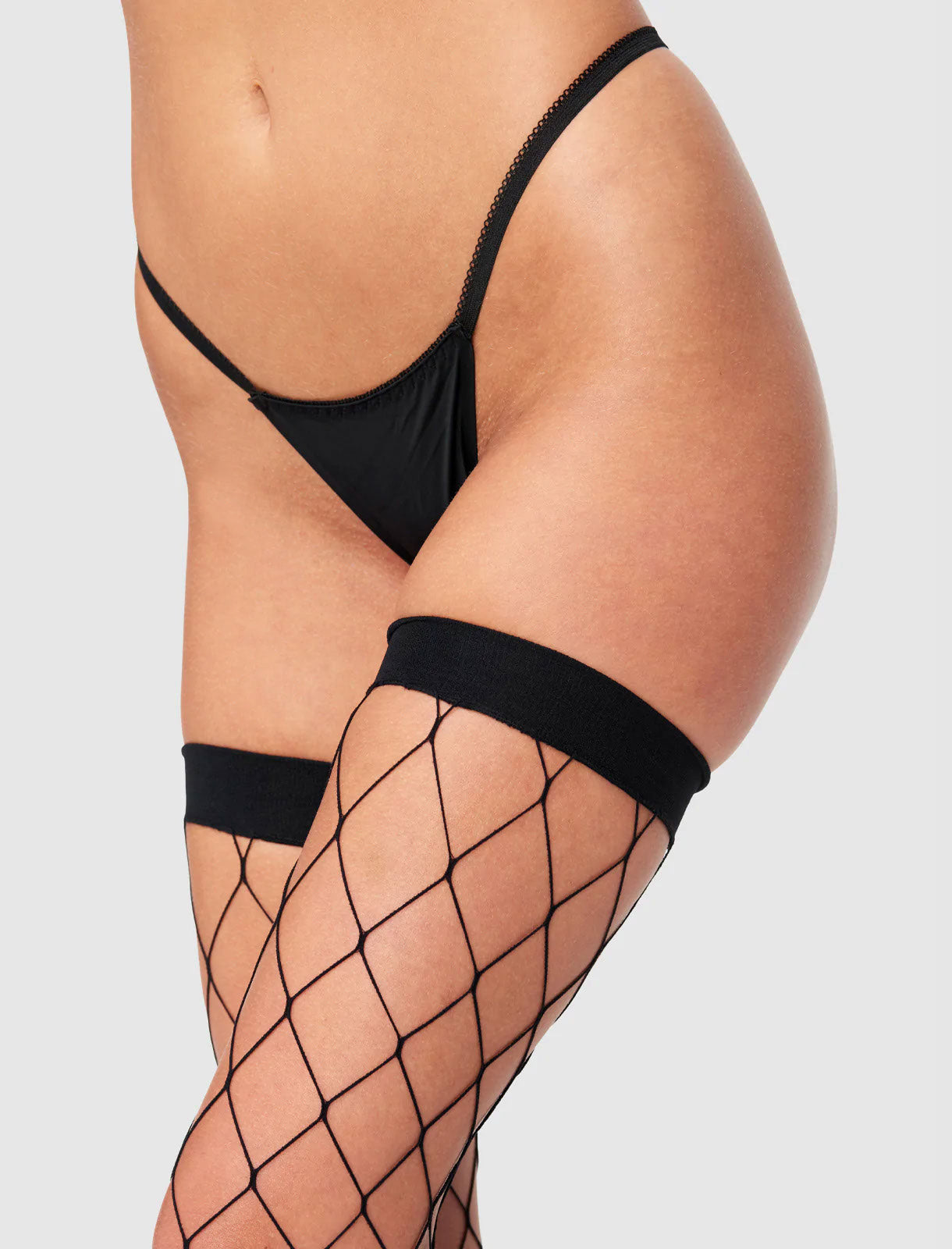 All Netted Up Thigh Highs - Fredericks of Hollywood