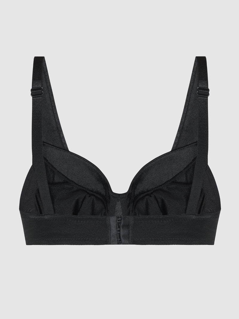Va Va Voom Satin Full Figure Push Up Bra - Frederick's of Hollywood