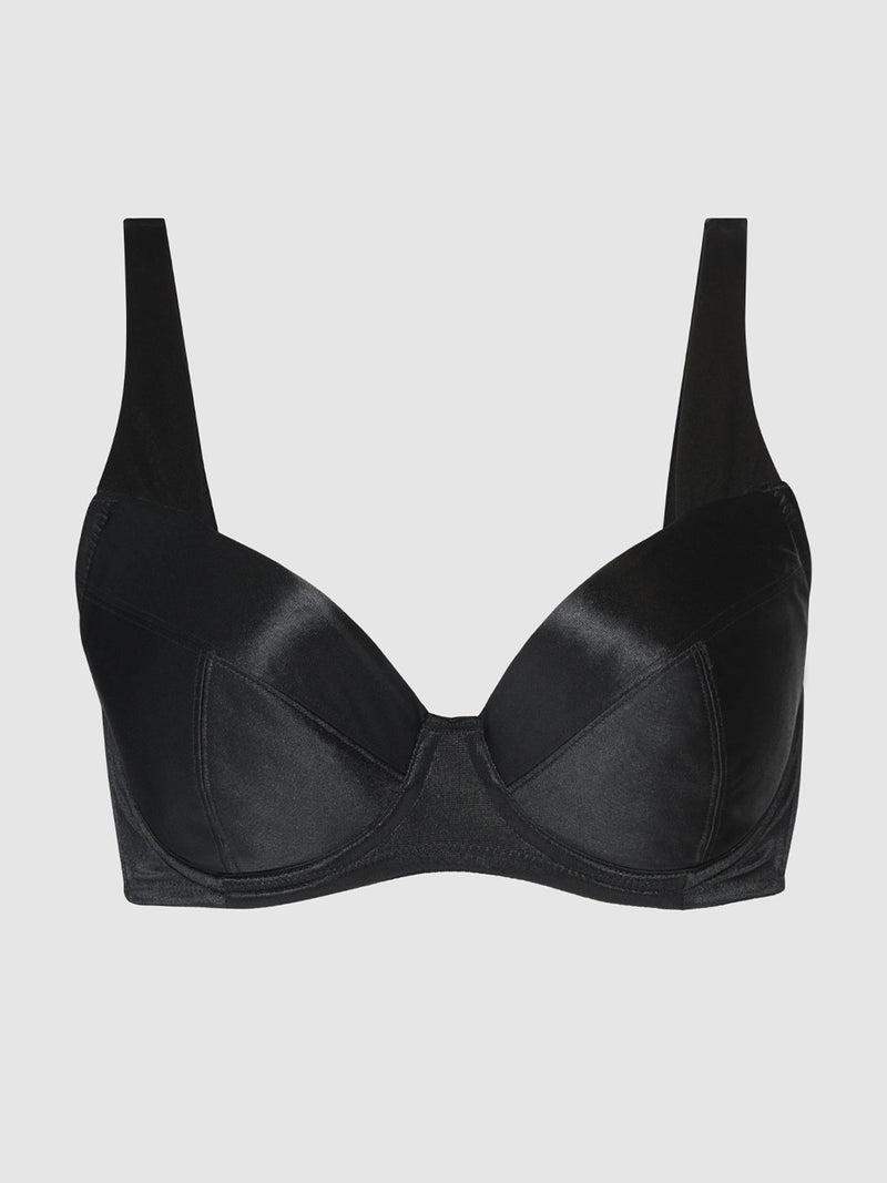 Va Va Voom Satin Full Figure Push Up Bra - Frederick's of Hollywood