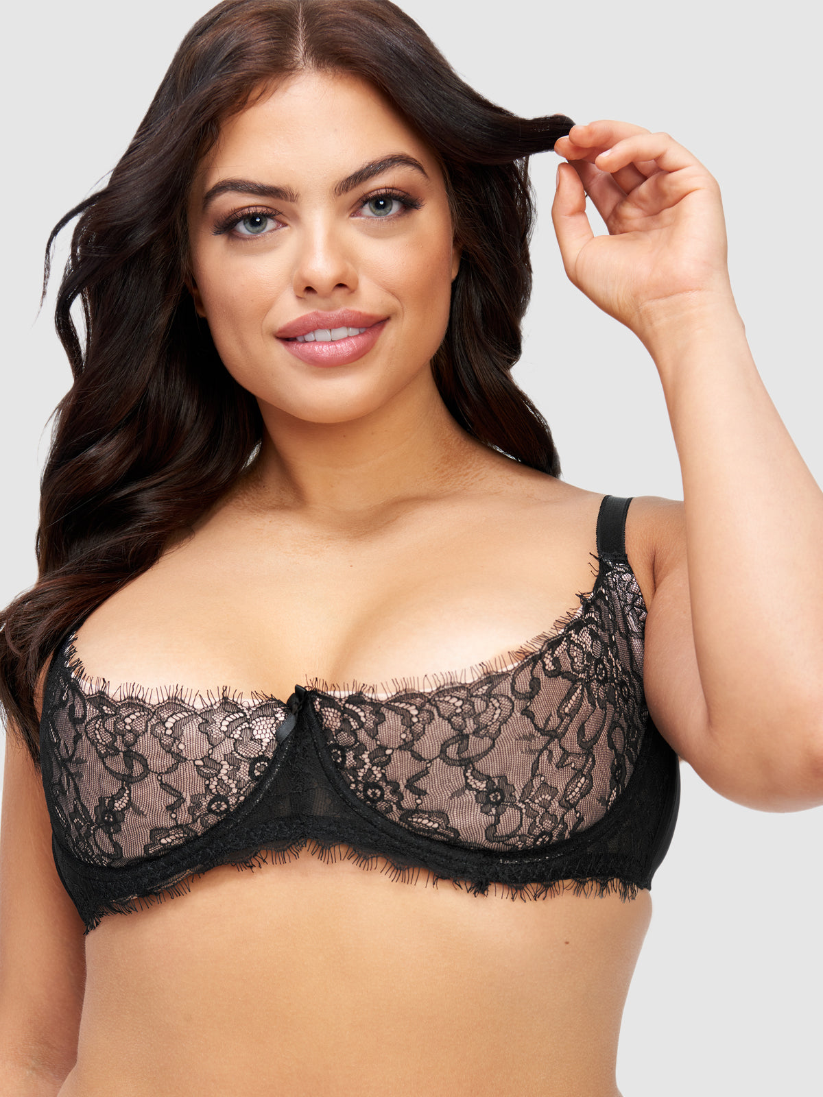 Mindy Open Cup Full Figure Bra - Fredericks of Hollywood