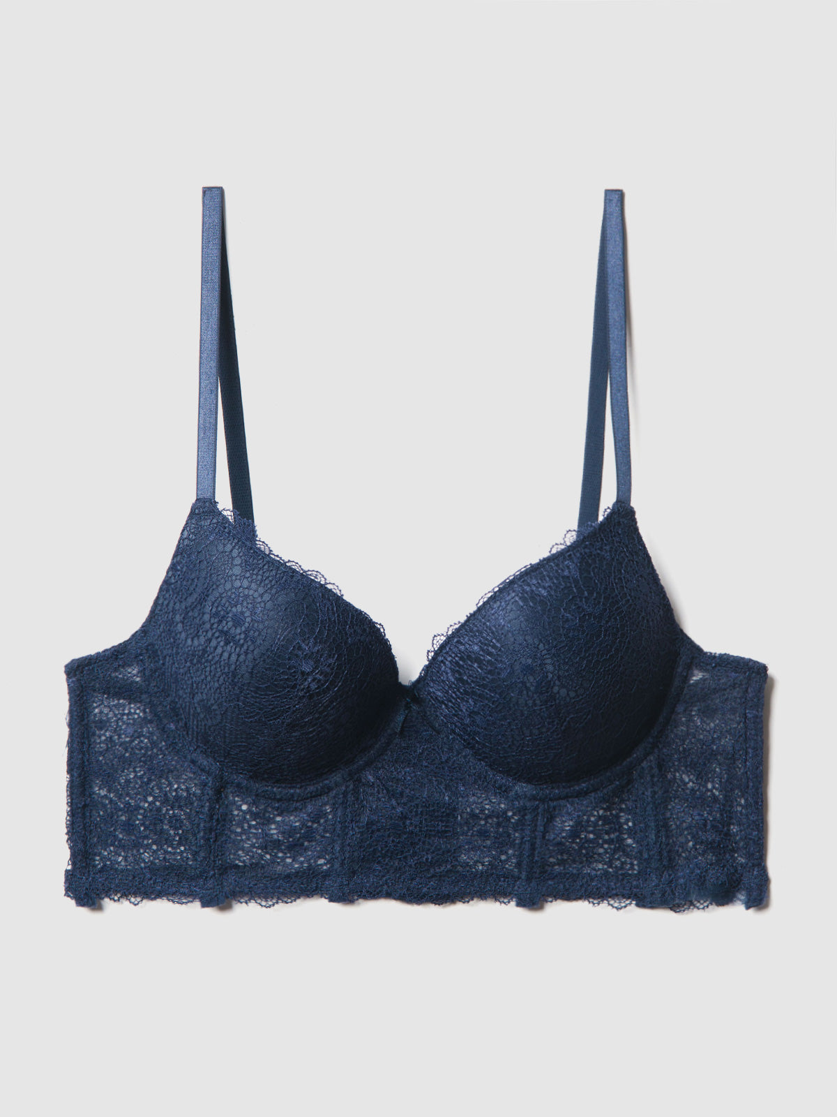 Lola Longline Lace Push Up Bra - Fredericks of Hollywood