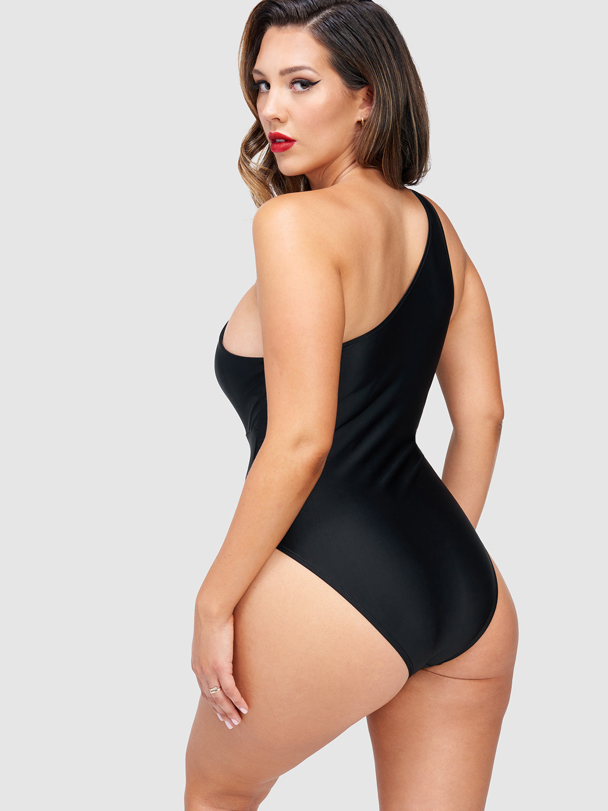 Sardinia One Shoulder Swimsuit - Fredericks of Hollywood